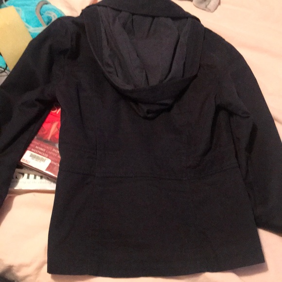 Stretchy soft blue casual jacket - Picture 2 of 2